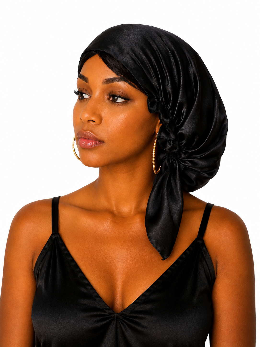 Silk Night Cap Hair Wrap Bonnet