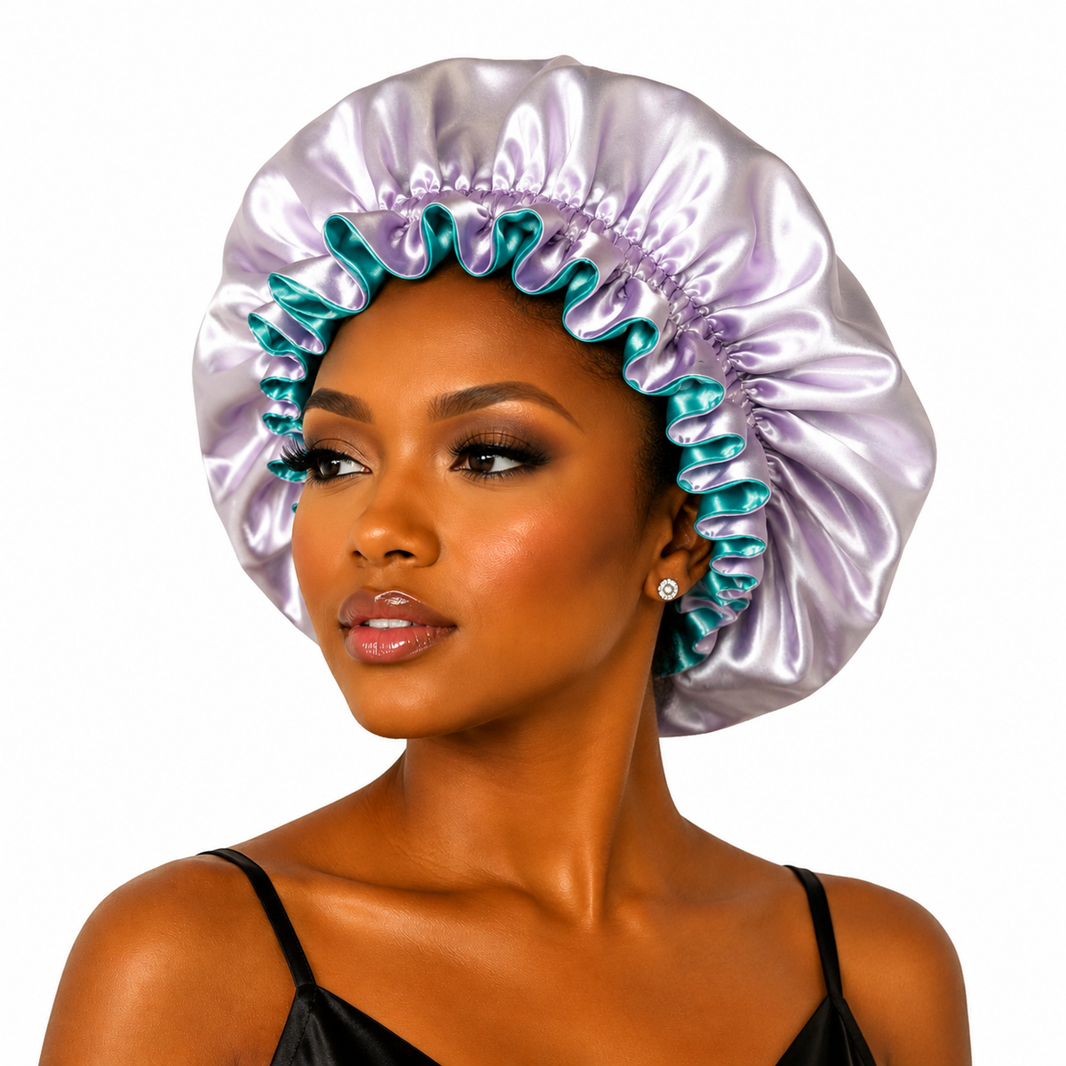 Double Layer Silky Satin Bonnet