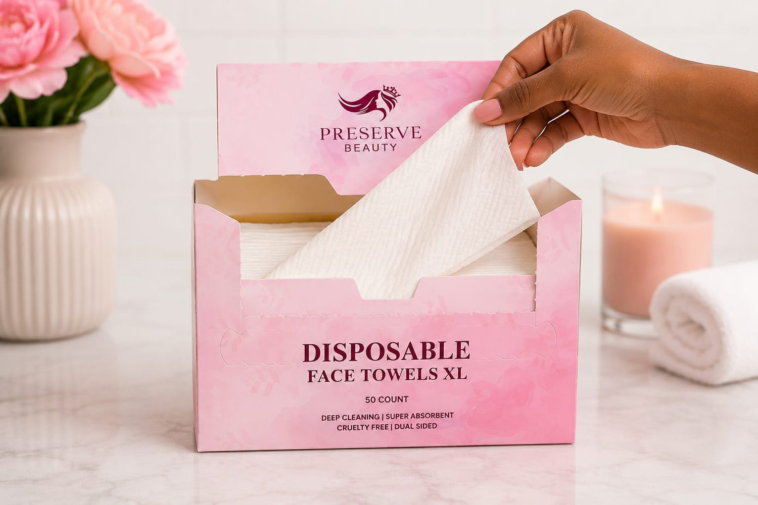 Disposable Face Towels XL