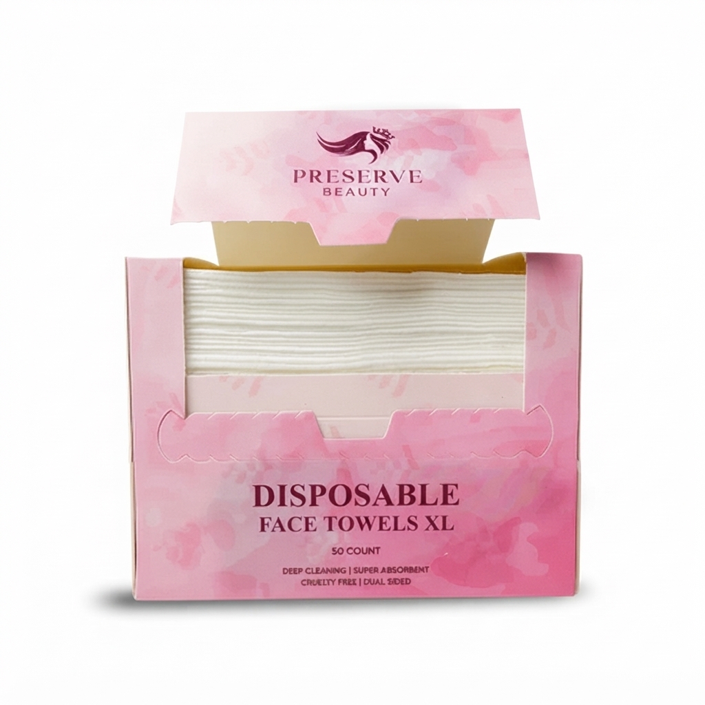 Preserve Beauty Disposable Face Towels XL